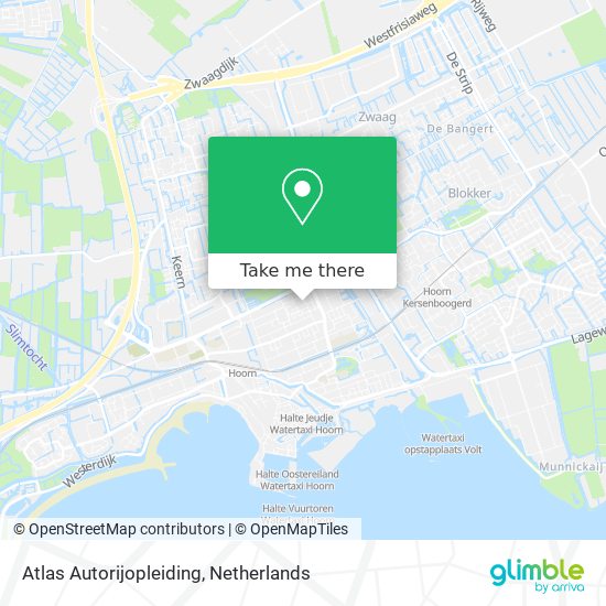 Atlas Autorijopleiding Karte