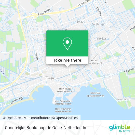 Christelijke Bookshop de Oase map