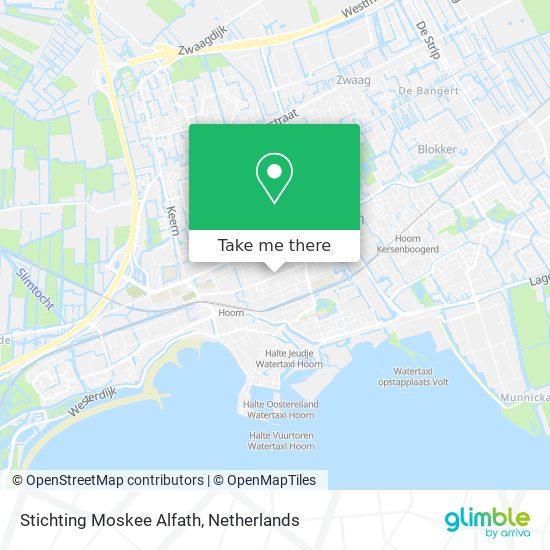 Stichting Moskee Alfath map