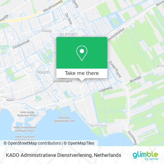 KADO Administratieve Dienstverlening Karte