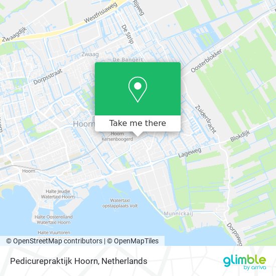 Pedicurepraktijk Hoorn map