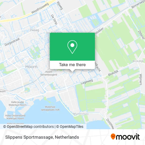 Slippens Sportmassage map