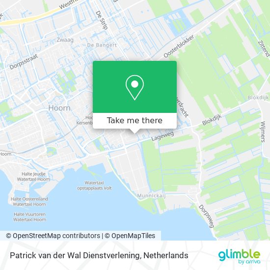 Patrick van der Wal Dienstverlening map