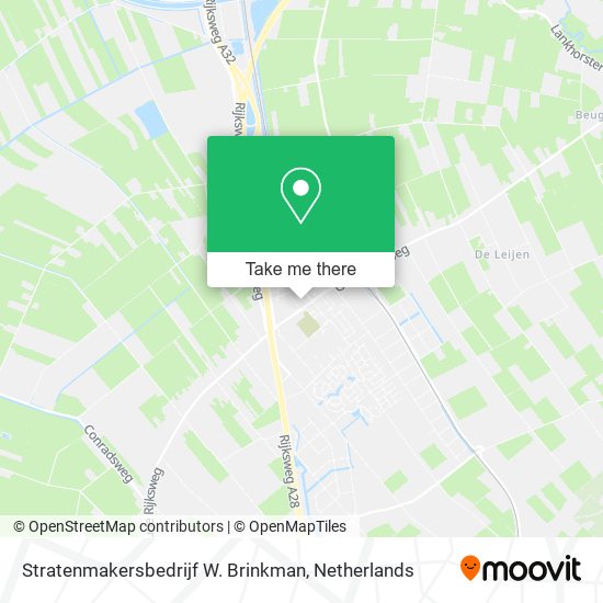 Stratenmakersbedrijf W. Brinkman map