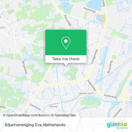 Biljartvereniging Eva map