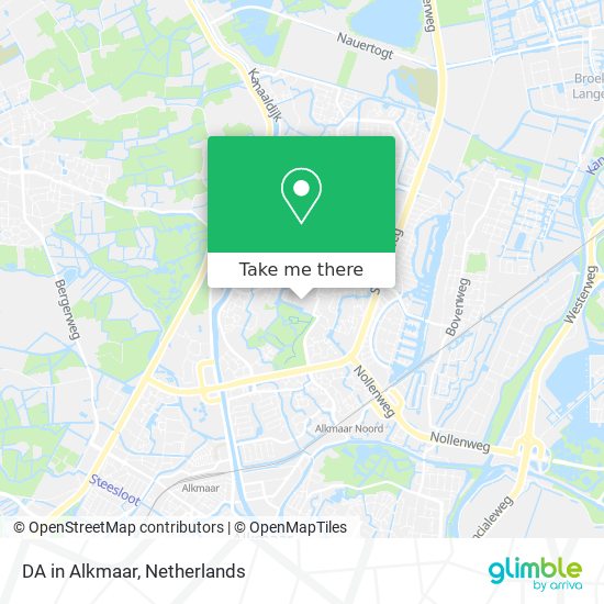 DA in Alkmaar Karte