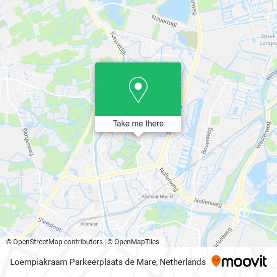 Loempiakraam Parkeerplaats de Mare map