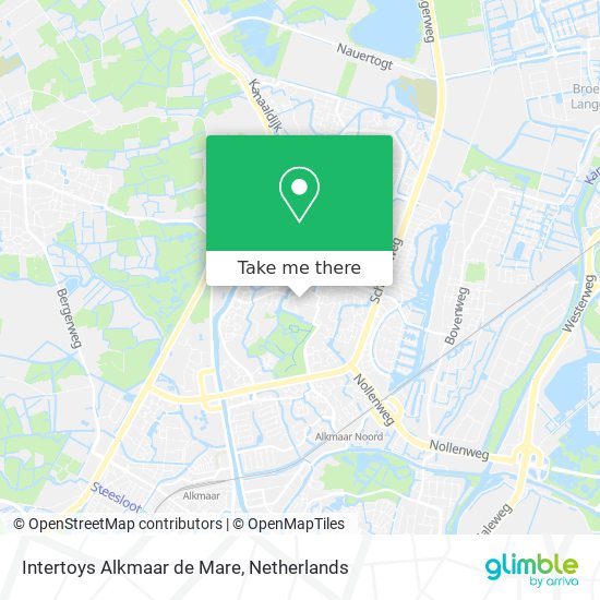 Intertoys Alkmaar de Mare map