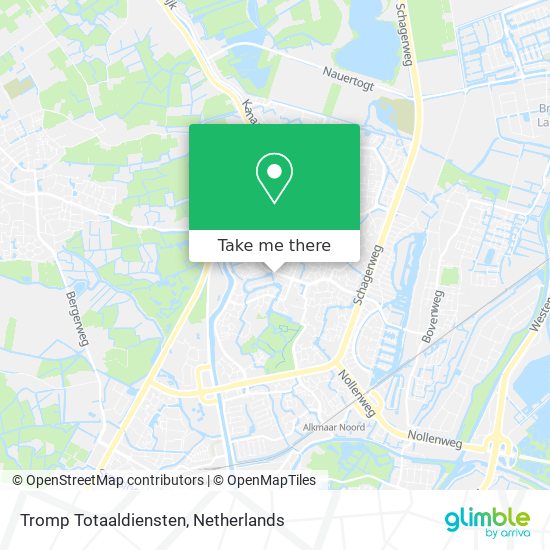 Tromp Totaaldiensten Karte