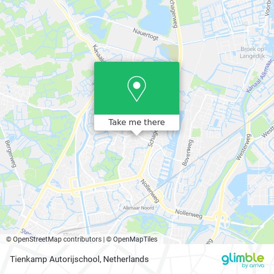 Tienkamp Autorijschool map