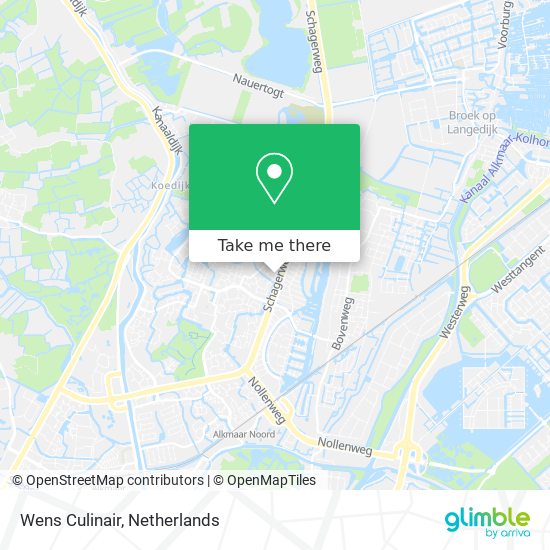 Wens Culinair map