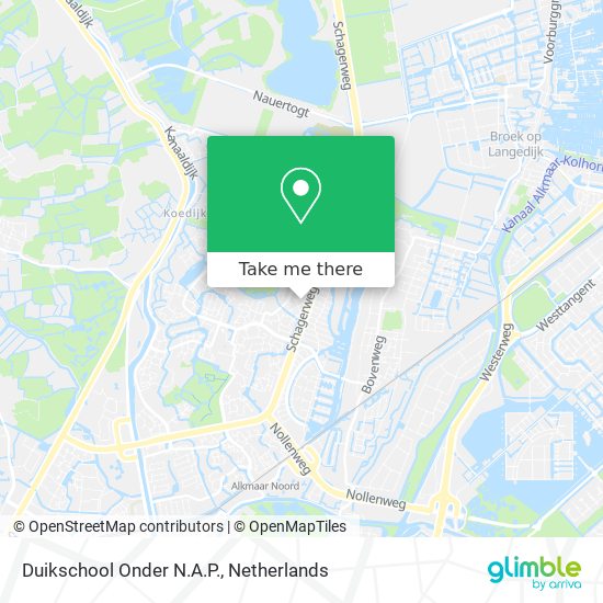 Duikschool Onder N.A.P. map