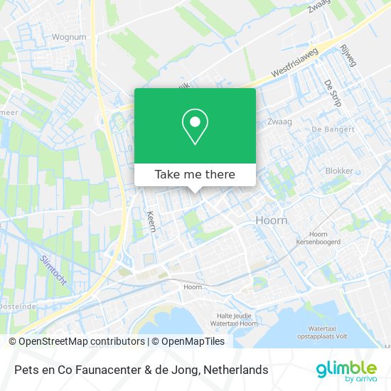 Pets en Co Faunacenter & de Jong map