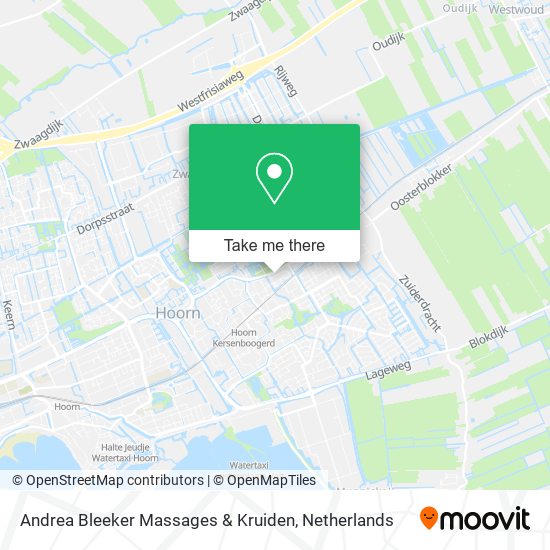 Andrea Bleeker Massages & Kruiden map