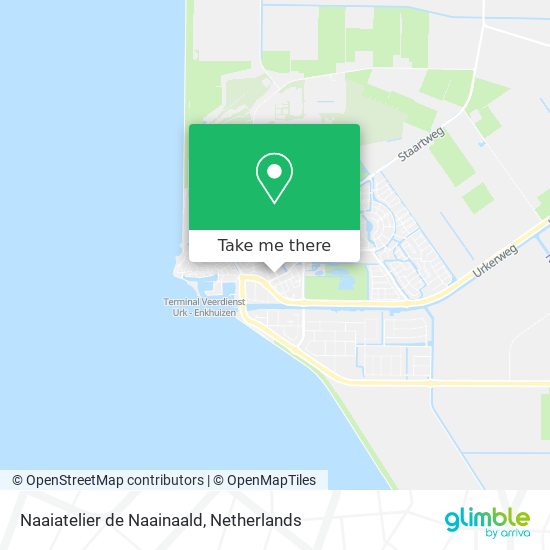 Naaiatelier de Naainaald map