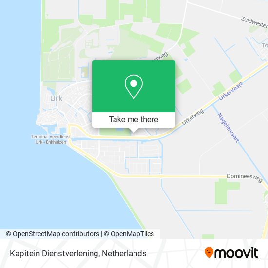 Kapitein Dienstverlening map