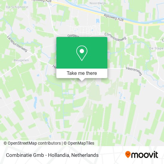 Combinatie Gmb - Hollandia map