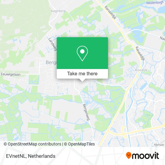 EVnetNL map