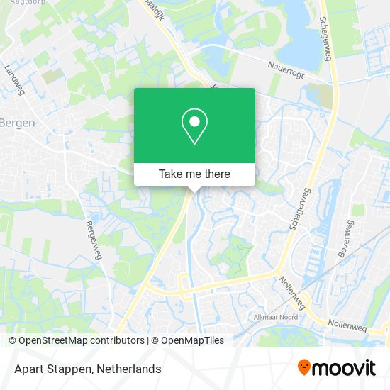 Apart Stappen map