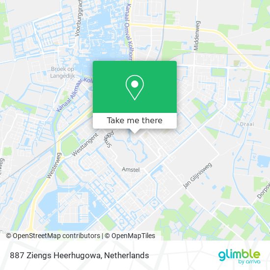 887 Ziengs Heerhugowa map