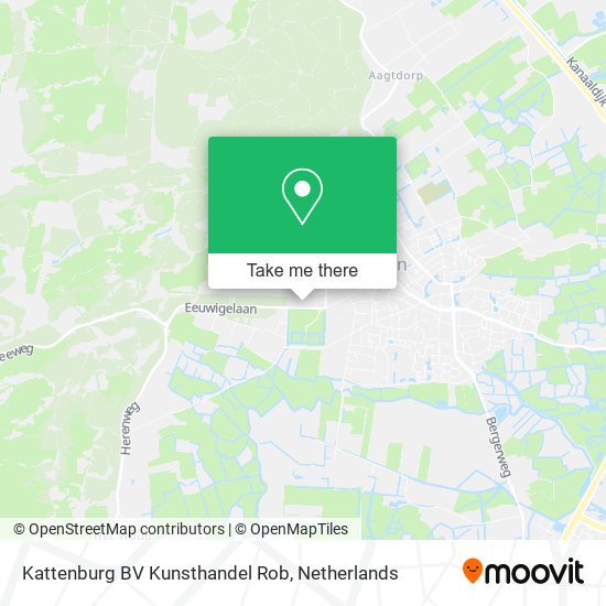 Kattenburg BV Kunsthandel Rob map