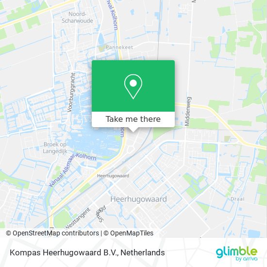 Kompas Heerhugowaard B.V. map