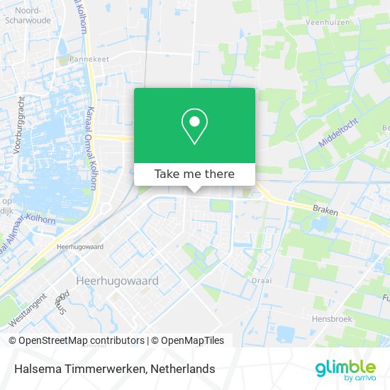 Halsema Timmerwerken Karte