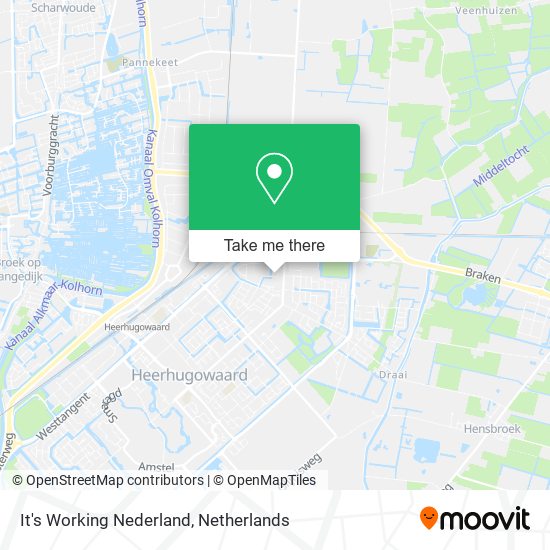 It's Working Nederland map