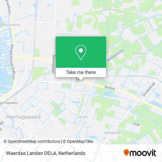 Waerdse Landen DELA map