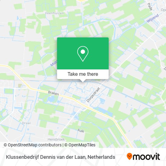 Klussenbedrijf Dennis van der Laan map