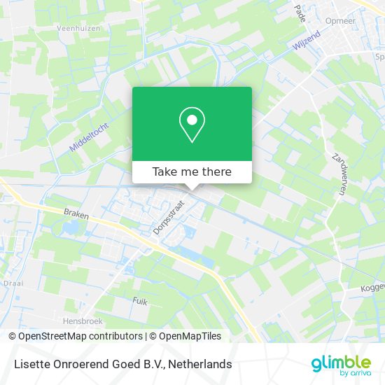 Lisette Onroerend Goed B.V. map