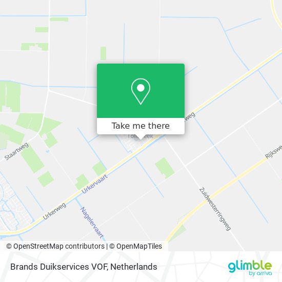 Brands Duikservices VOF map