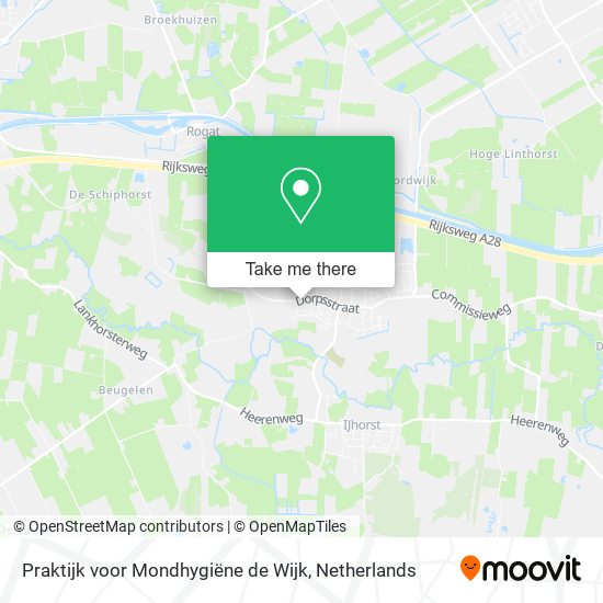 Praktijk voor Mondhygiëne de Wijk map