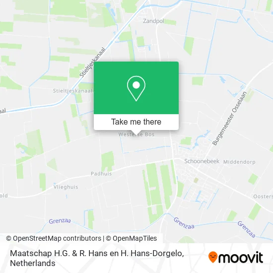 Maatschap H.G. & R. Hans en H. Hans-Dorgelo map