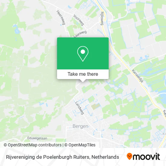 Rijvereniging de Poelenburgh Ruiters Karte