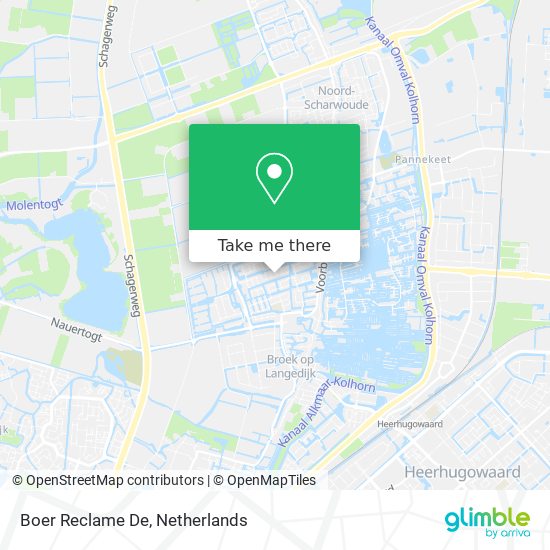 Boer Reclame De map