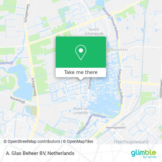 A. Glas Beheer BV map