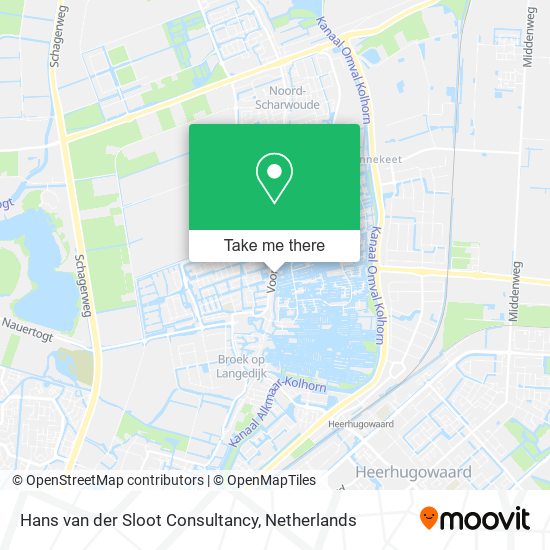 Hans van der Sloot Consultancy map