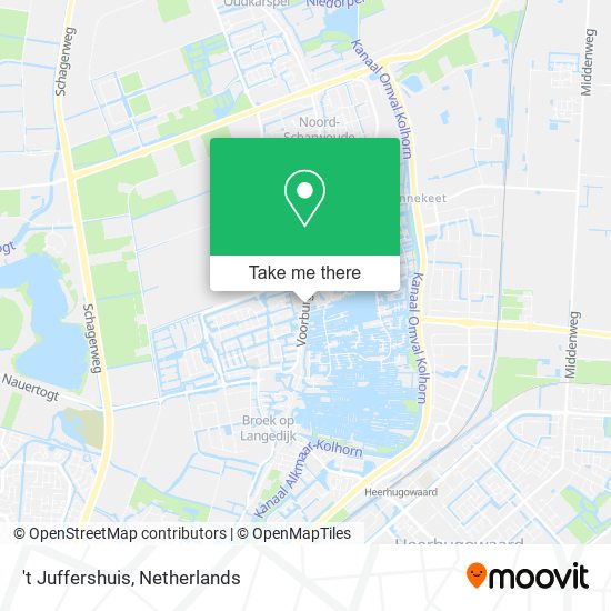 't Juffershuis map