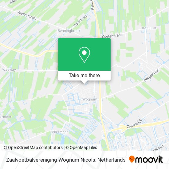 Zaalvoetbalvereniging Wognum Nicols map