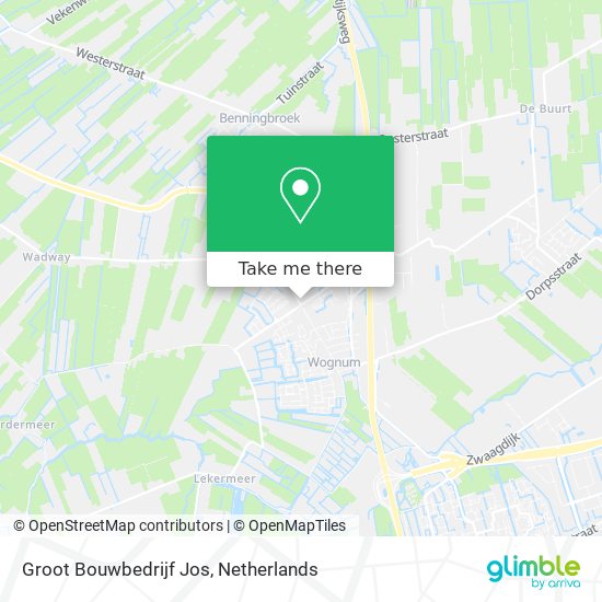 Groot Bouwbedrijf Jos map