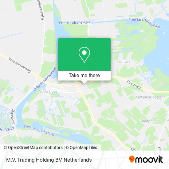 M.V. Trading Holding BV map