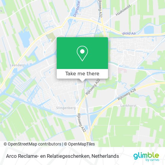 Arco Reclame- en Relatiegeschenken map