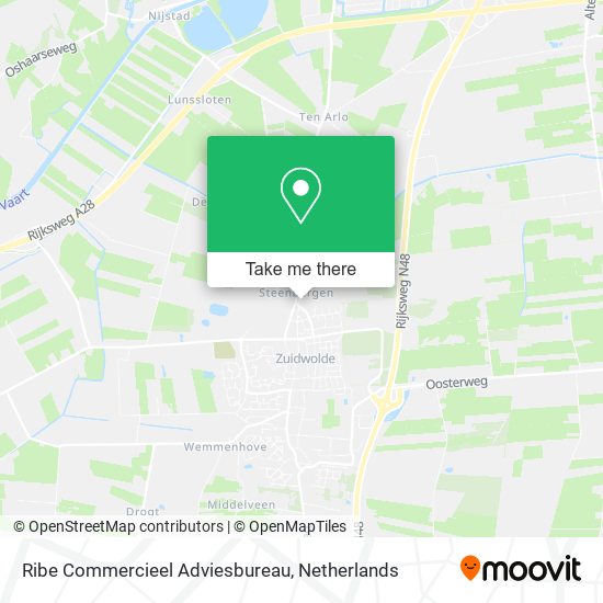 Ribe Commercieel Adviesbureau map