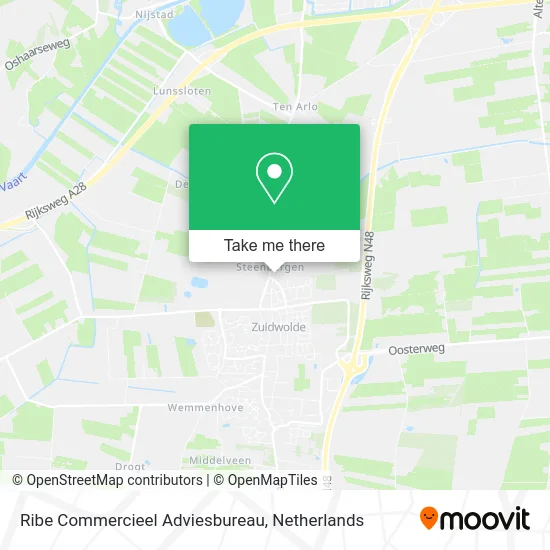 Ribe Commercieel Adviesbureau map