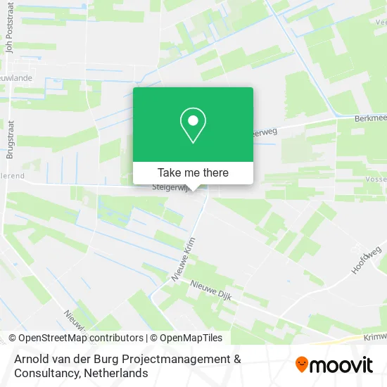 Arnold van der Burg Projectmanagement & Consultancy map