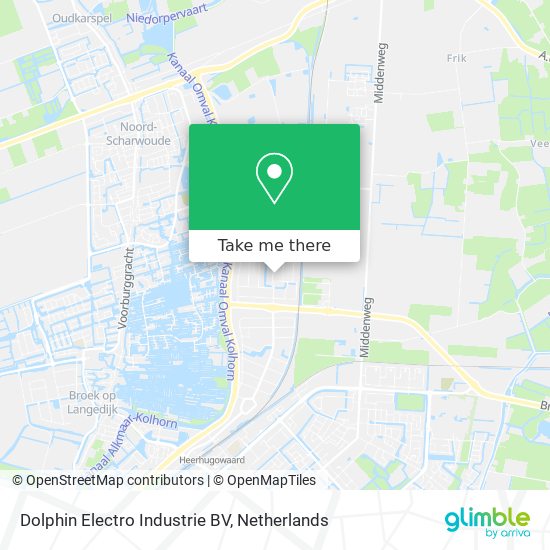 Dolphin Electro Industrie BV map