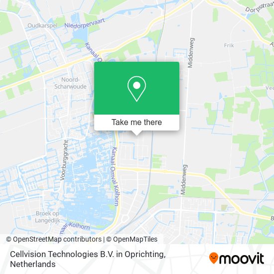 Cellvision Technologies B.V. in Oprichting map