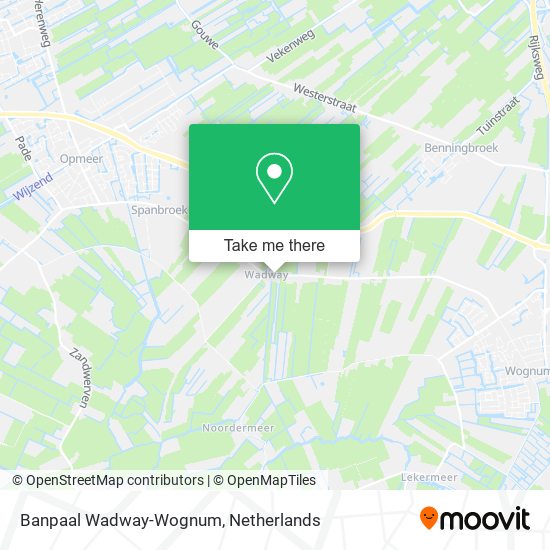 Banpaal Wadway-Wognum map