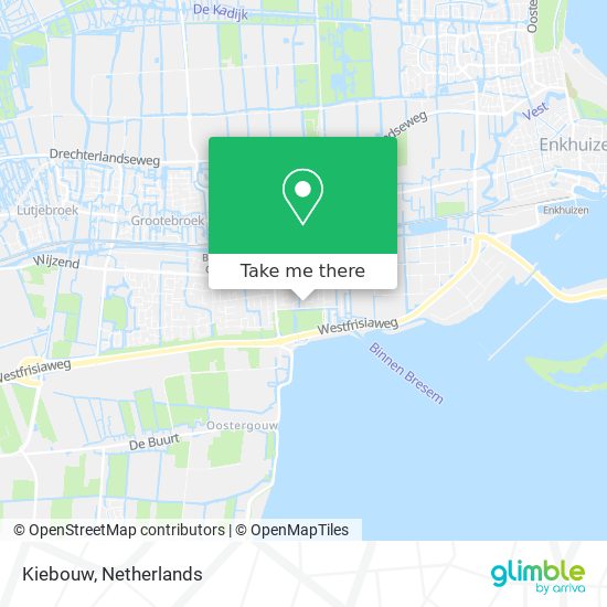 Kiebouw map